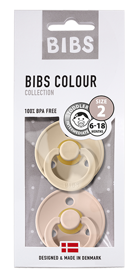 BIBS pacifier - Blush/Vanilla