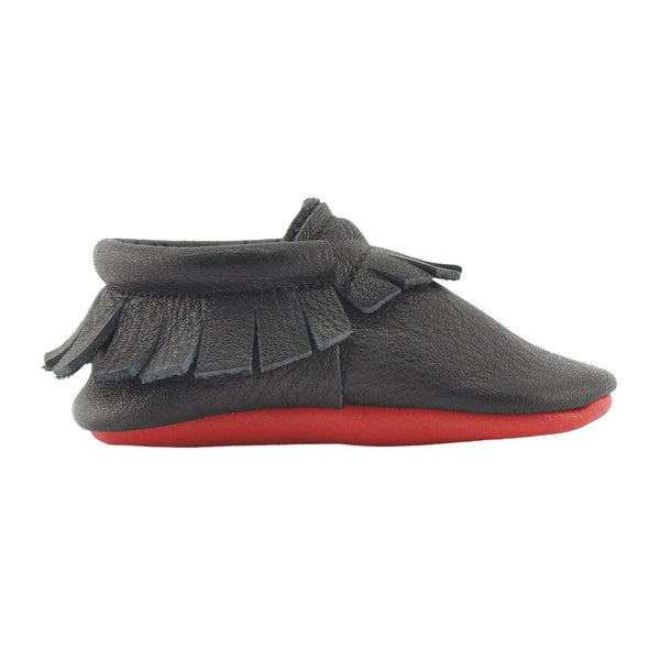 Loubs-Little Lambo vegetable tanned baby moccasins