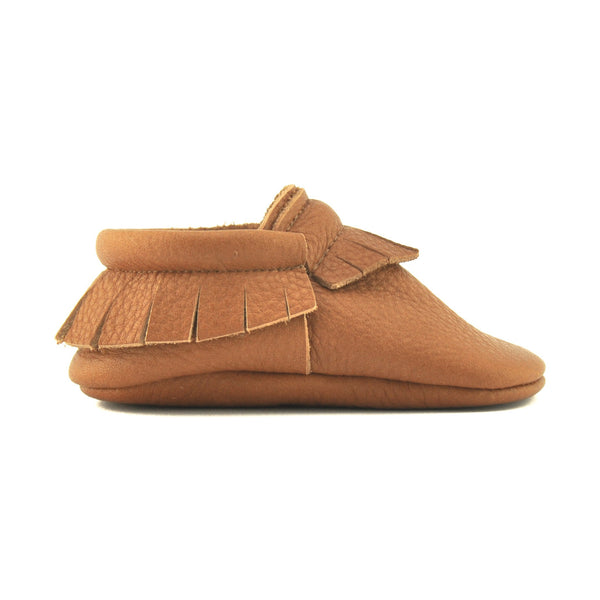 Cookie-Little Lambo vegetable tanned baby moccasins