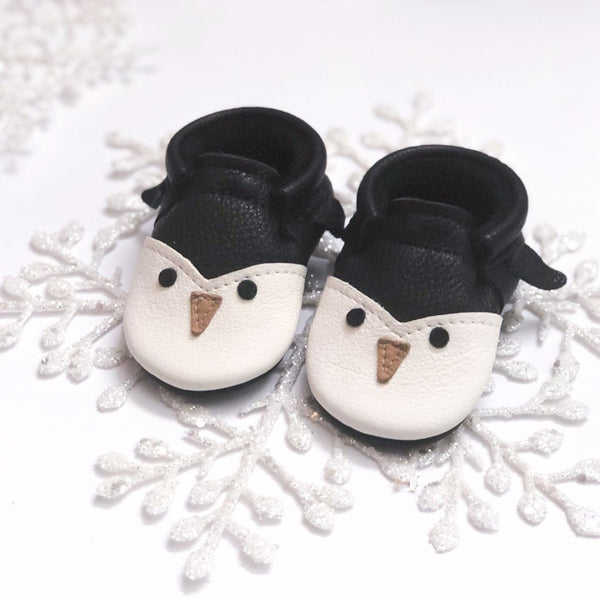 Penguin- Little Lambo baby moccasins